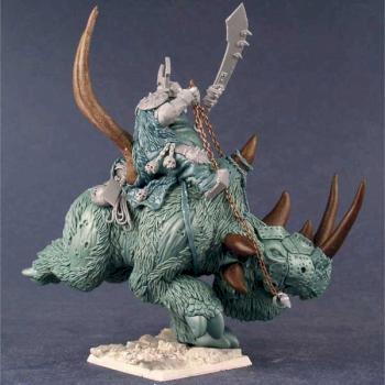 WARHAMMER OGRE KINGDOMS Ogre Tyrant on Rhinox conversion by Scibor