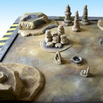 Desert Theme Gaming Table by ghostcrawler