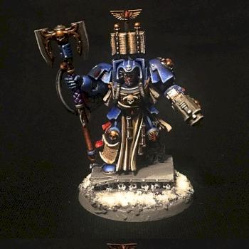 Blood Angels Librarian Terminator by oxenreed