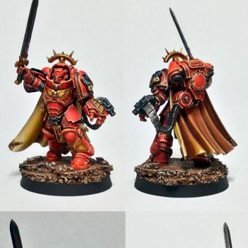 Blood Angels Primaris Captain in Gravis Armour by Reaver