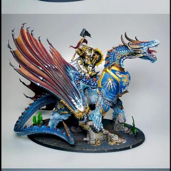 Lord Celestant on Stardrake by Musha