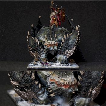 Doomlord on Wateland Behemoth Chaos Warriors Warhammer by ignaciovidal