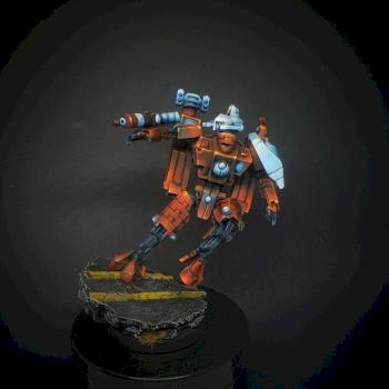 Tau XV8 Battlesuit Commander by risk0