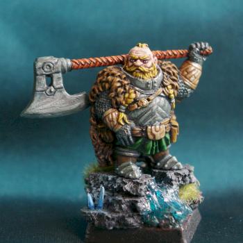 Dwarf Hero with Great Weapon by Majbach