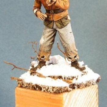 54mm Nazi Snow-Zombie by Neophyter