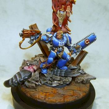 ULTRAMARINE TYRANID HUNTER by savage angel