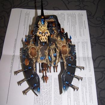 Altanasar Craftworld WaveSerpent. by krommeldar