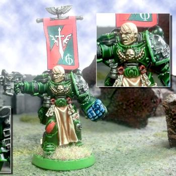 Brother Uriel, Sgt of the 6th squad of the Dark Angels 3rd company by Enzomadcap