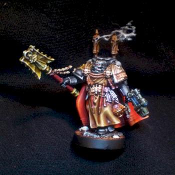 Dark Angels Interrogator Chaplain by PowerhouseMiniatures