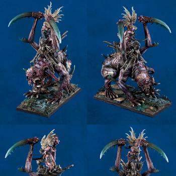 Slaanesh Chariot Great Spawn by MaybugM