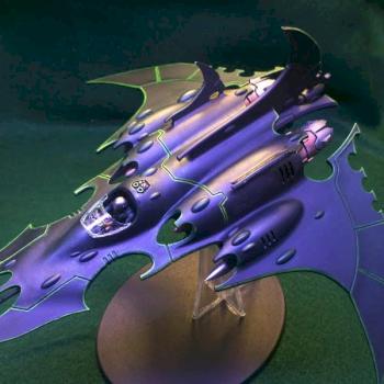 Dark Eldar Jetfighter by Mikatu