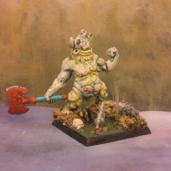 Old Nurgle Minotaur by nipster