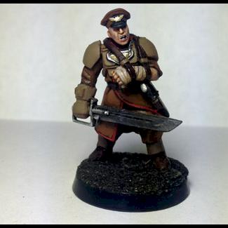 Cadian Imperial Guard Sergeant Bastonne by Guardsman