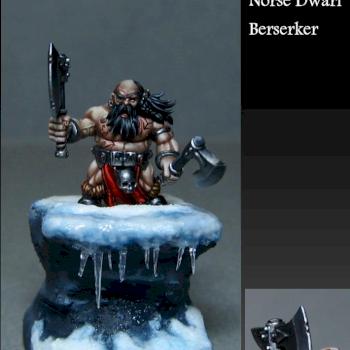 Norse dwarf berserker by Routaporsas