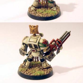 Dark Angels Dark Vengeance Terminator with Assault Cannon by medwayscott