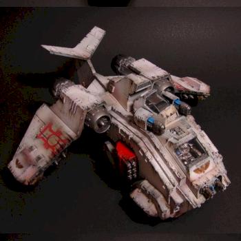 Grey Knights StormRaven Gunship by Farnesio