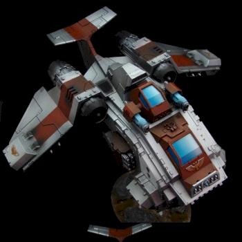 Grey Knights StormRaven Gunship by Farnesio