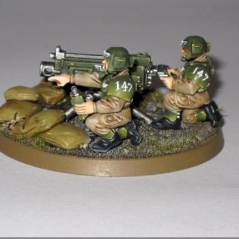 Heavy Bolter Team by Brother Michael