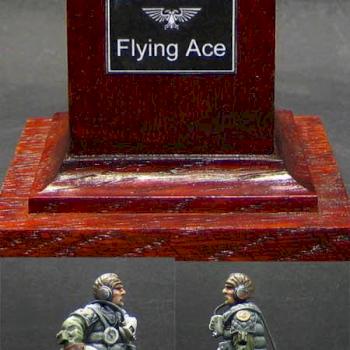 Flying Ace bronce at german golden demon by Tuffskull MKII