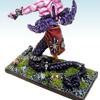 Warmaster (10mm) Slaanesh Major Demon by legdba