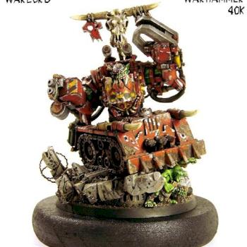 Warhammer 40K Converted Ork Warlord by timshinn73