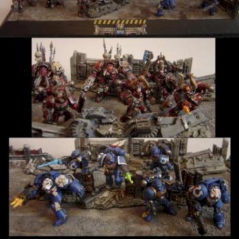 Wordbearer VS Ultramarines by buffnerd