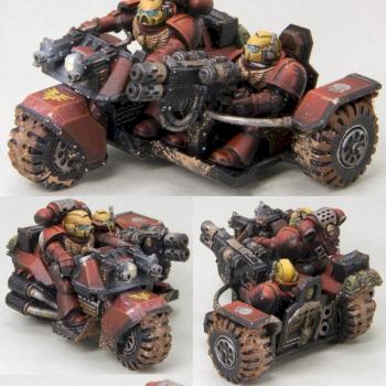 Blood Angels Attack Bike by Picster