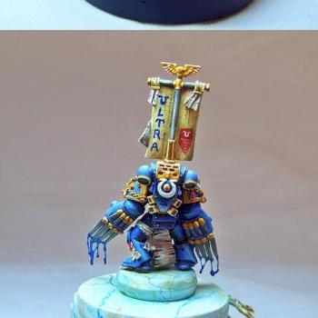 captain sicarius of the ultramarines by savage angel