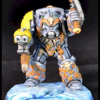 Space Wolves Terminator Rune Priest by chmcclellan