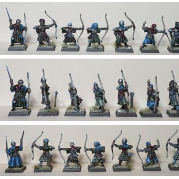 Bretonian battalion archers units by Alexandra