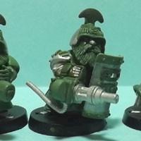 SF Dwarves AKA Scrunts Airship Troops by bolley