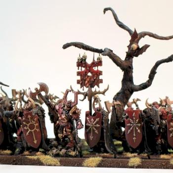 Chaos Warriors of Khorne by lchc13