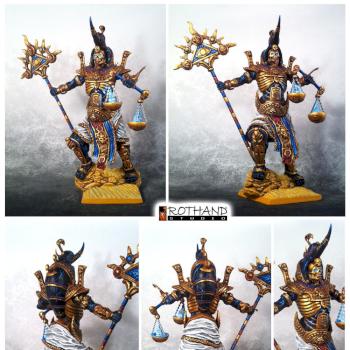 Tomb kings Hierotitan conversion by Kseronarogu