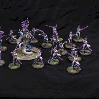 Daemonettes unit with lord by Lemartes