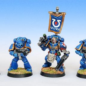 Space Marines with bolters by Alexi Z Studio