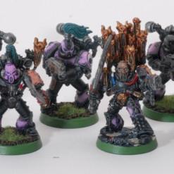 Emperors Children Chaos Space Marine Squad 1 (better pic) by Chosen of Khorne