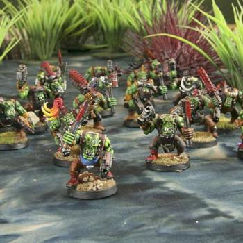 Ork Sluggas Mob by Sukigod