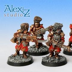 Vostroyan Firstborn squad by Alexi Z Studio