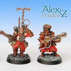 Vostroyan command squad by Alexi Z Studio