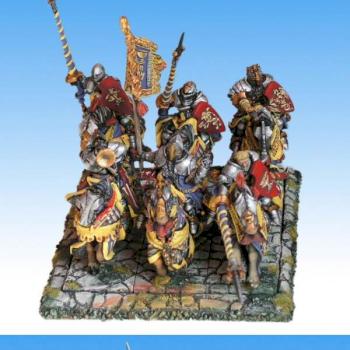 6 Bretonnian Grail Knights by dead