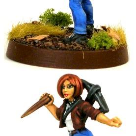 Hasslefree Miniatures Vampire Hunter Sadie by revolutionary