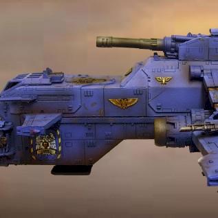 Ultramarine Thunderhawk Commission by Stiff Neck Studio