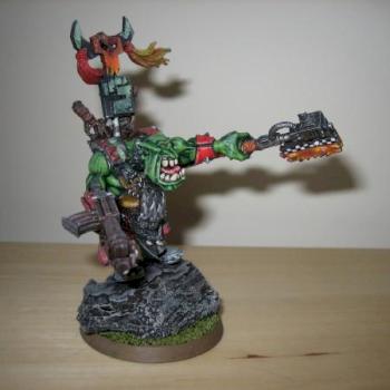 Ork Warboss - Front by Snosrap