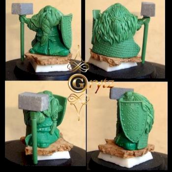 28mm dwarf lord 2 by GRYTZminis