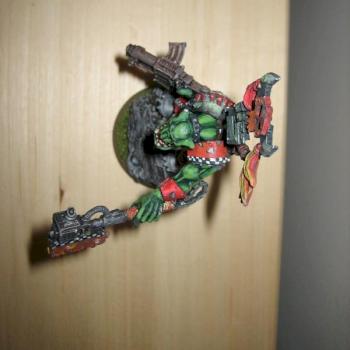 Ork Warboss - Birds eye view by Snosrap