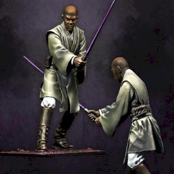 Mace Windu- 75mm Official BoxArt by Banshee