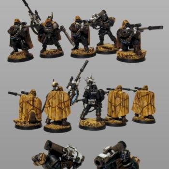 Iron Hands Space Marine Scouts with Sniper Rifles by Vagnar Frost