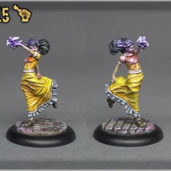 Scar_hand Painting - Malifaux Take Back the Night Molly by Nazroth by Nazroth