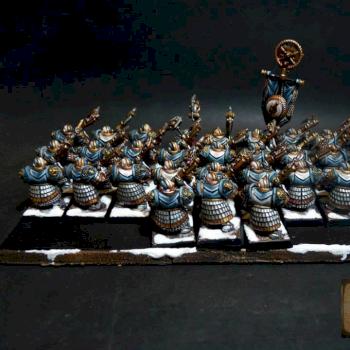 Warhammer dwarf Longbeards by Coticone Il Grigio