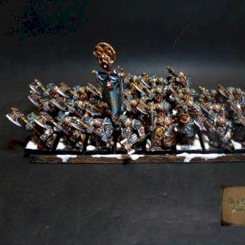 Warhammer dwarf Longbeards by Coticone Il Grigio